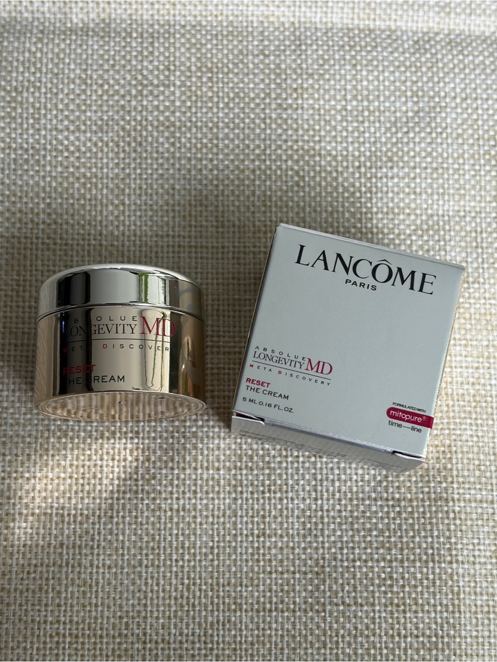 New Lancôme mini Absolue Longevity MD Reset The Cream 5ml